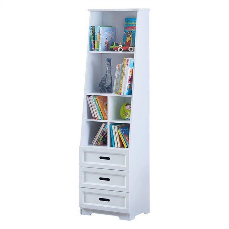 White Multi Tiers kids Bookshelf (8)